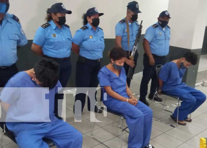 Presuntos asesinos de dos niñas en Managua, llegan a los Juzgados capitalinos
