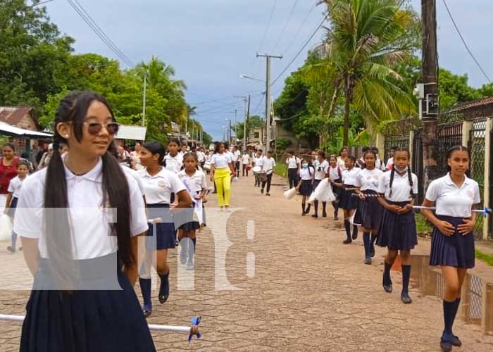 Estudiantes de Bilwi conmemoran la Batalla de San Jacinto