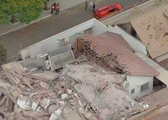 Colapsa edificio de cinco pisos en Brasil dejando un muerto y varios heridos