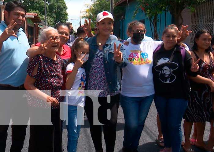 Avanza en proyecto de mejoramiento vial en el Distrito VI de Managua