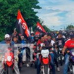 Managua: realizan caravana en saludo a las fiestas patrias