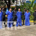Presentación de delincuentes en Estelí y Chinandega