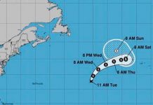 La octava depresión tropical se forma en el Atlántico central