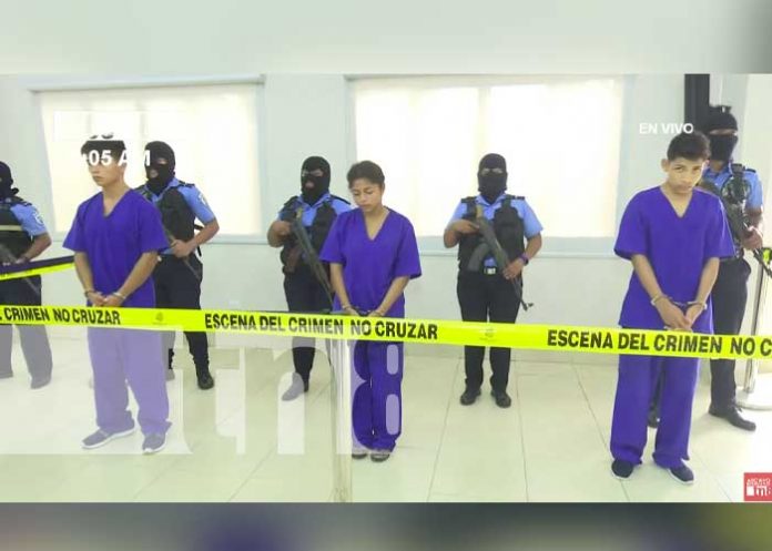 Presuntos autores de horrendo crimen en Ciudad Belén, Managua