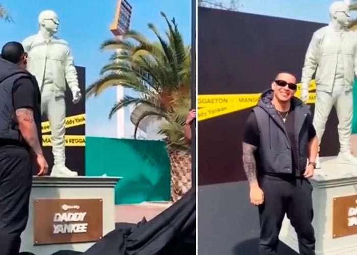 ¡Daddy Yankee tiene su propia estatua!