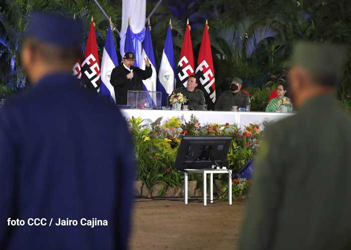 Acto por el 43 aniversario del Ejército de Nicaragua