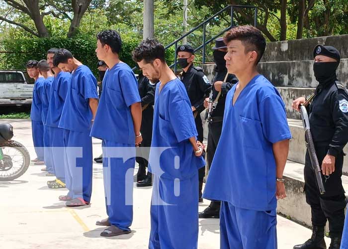 Captura de sujetos por presuntos delitos en Nueva Segovia