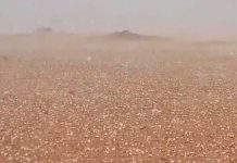 ¡De película! Impactante tormenta de granizo en el desierto de Dubái