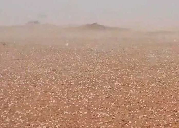 ¡De película! Impactante tormenta de granizo en el desierto de Dubái