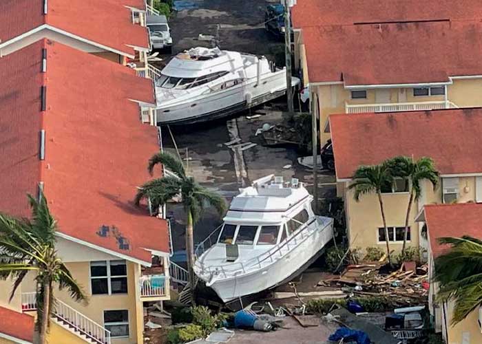 Reportan 17 muertos tras el paso del monstruoso huracán Ian en Florida