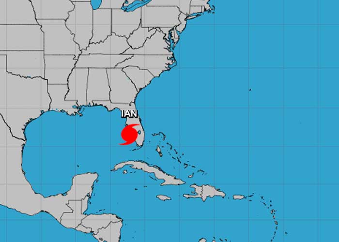 Catastrófico huracán Ian de categoría 4 tocó tierra en Florida 