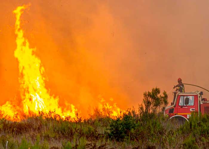 ¡La ira de Dios! Un tornado de fuego causó pánico al suroeste de Francia