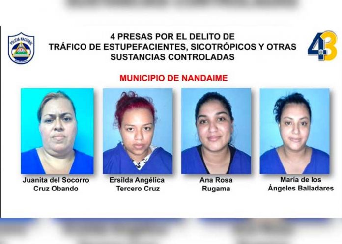 Mujeres de Granada detenidas por tráfico de estupefacientes
