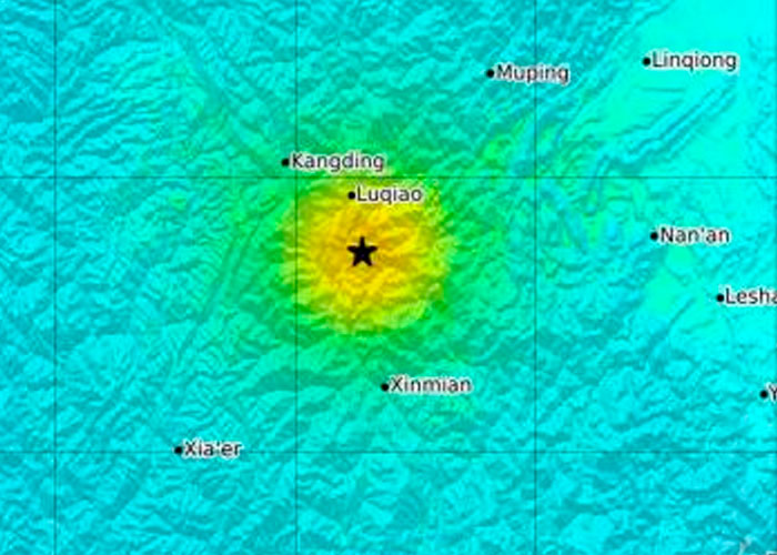 Un fuerte terremoto de magnitud 6,8 sacude la provincia China de Sichuan