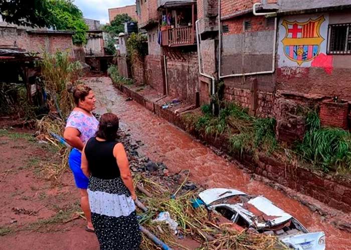 Declaran alerta amarilla y verde en Honduras por las intensas lluvias