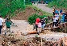 Seis muertos e inundaciones dejan torrenciales aguaceros en Honduras