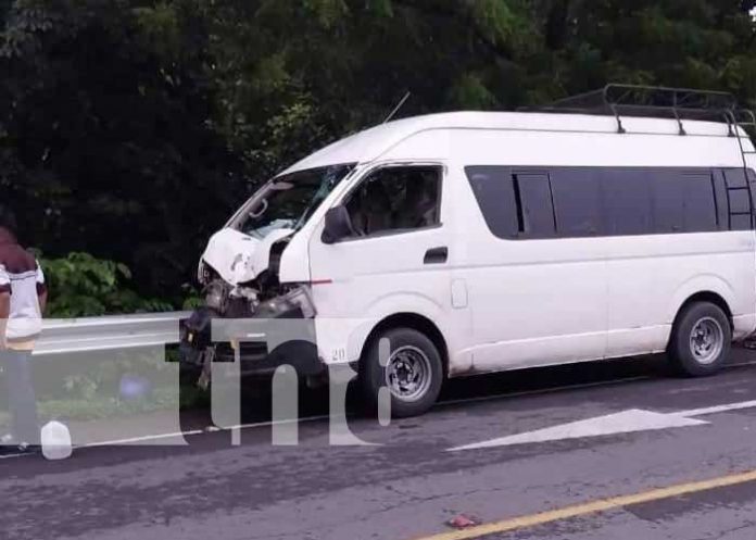 Fatídico accidente de tránsito con un bus interlocal en Chinandega