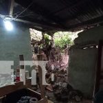 Casas con daños en Jalapa producto de las lluvias