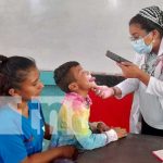 Atención de clínica móvil en Jocote Dulce, Distrito I de Managua