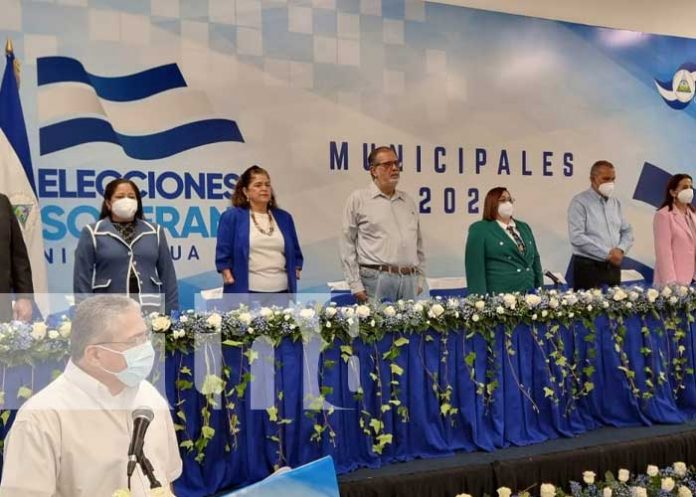 Juramentación en Nicaragua de las autoridades electorales departamentales