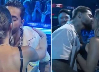 En Latin Billboard Maluma besa a su novia
