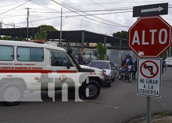Accidente de tránsito en Campo Bruce, Managua