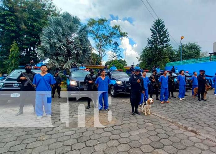Policía deja tras las rejas a nueve presuntos delincuentes en Masaya