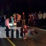 Fuerte accidente de tránsito deja una persona fallecida en La Dalia, Matagalpa