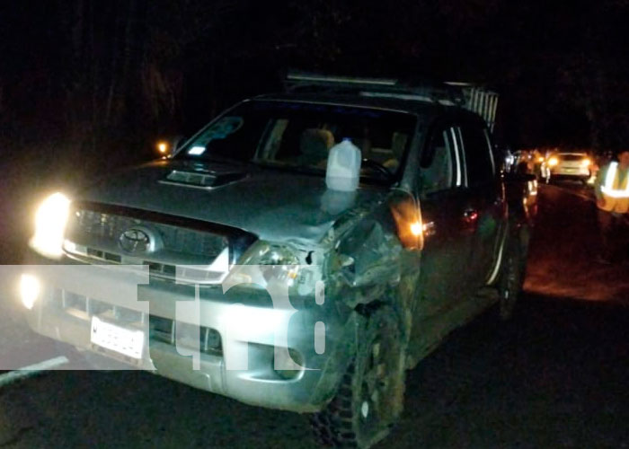 Fuerte accidente de tránsito deja una persona fallecida en La Dalia, Matagalpa 