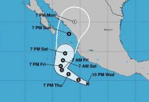En las costas de México se formó la tormenta Orlene con potencial de huracán