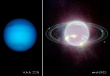 NASA publica fotos de Neptuno nunca antes observadas en infrarrojo