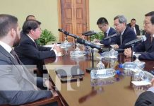 Encuentro de la delegación de China con Cancillería de Nicaragua