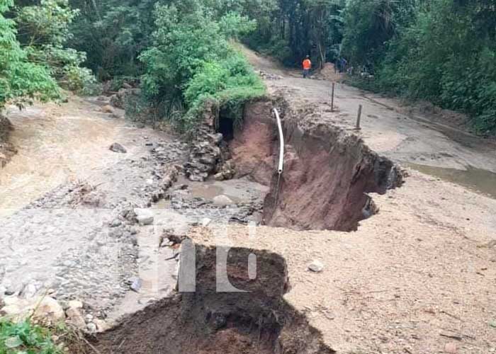 Fuertes lluvias en Nueva Segovia causan estragos en viviendas y caminos 