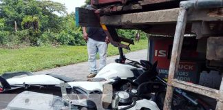Fuerte accidente de tránsito en Moyogalpa, Ometepe