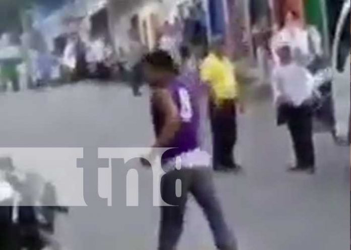 Ataque brutal en una calle de San José de Bocay, Jinotega