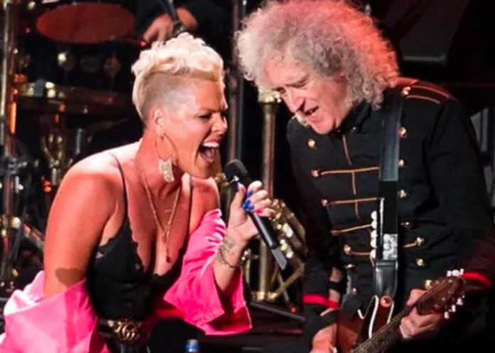 Pink y Queen unieron sus voces en último homenaje