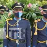 Homenaje a policías caídos en cumplimiento del deber en Nicaragua