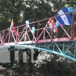 Inauguración de puente peatonal en Río Blanco