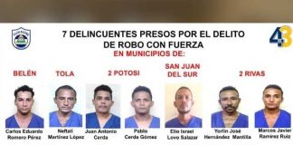 Policía de Rivas no da tregua a la delincuencia