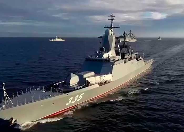 Buques de Rusia y China inician ejercicios militares en el mar de Japón