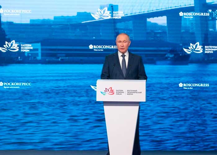Putin afirmó que para Occidente resulta imposible querer aislar a Rusia