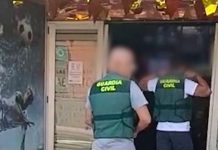Guardia Civil de España capturó a la chica y cómplices