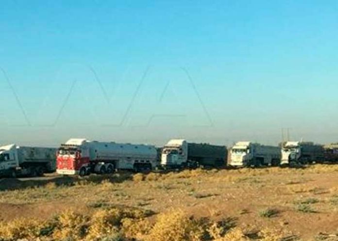 Mercenarios de Estados Unidos roban más de 15 camiones de petróleo de Siria