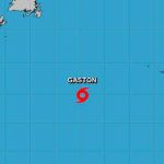 En medio del Atlántico se formó la tormenta Gastón