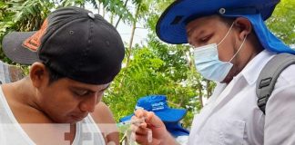 Jornada de vacunación contra el COVID-19 en zona rural de Tipitapa, Managua