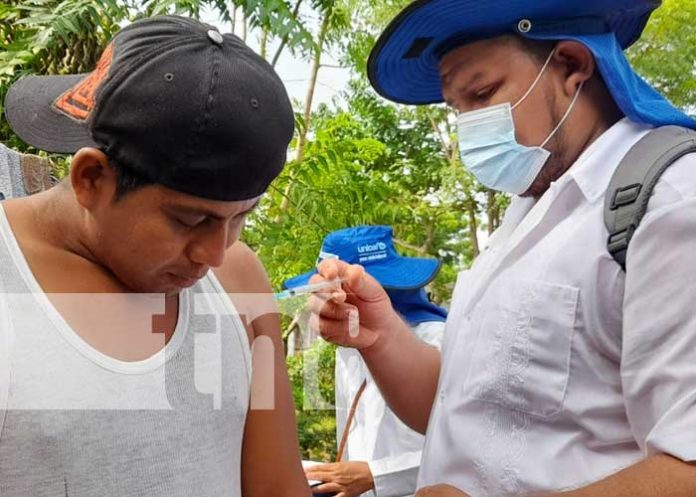Jornada de vacunación contra el COVID-19 en zona rural de Tipitapa, Managua