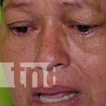 Madre de Karina, víctima de femicidio en Bosques de Xiloá, Managua