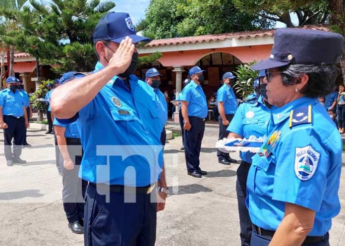 Oficiales de la Policía Nacional de Boaco, Madriz y Matagalpa fueron ascendidos