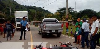 Motociclista lesionado tras impactar contra un vehículo en Wiwilí, Nueva Segovia
