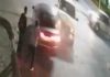 Video viral: Brutal accidente "envió por los aires" a dos peatones
